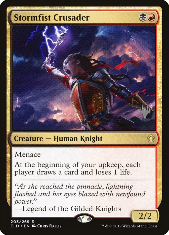 Stormfist Crusader (Promo Pack) [Throne of Eldraine Promos] | Card Merchant Takapuna