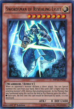 Swordsman of Revealing Light [MP15-EN245] Ultra Rare | Card Merchant Takapuna