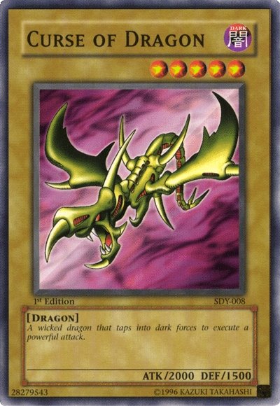 Curse of Dragon [SDY-008] Common | Card Merchant Takapuna