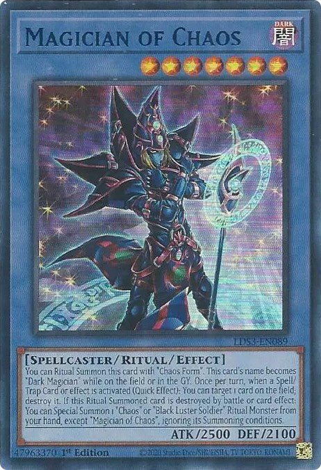 Magician of Chaos (Blue) [LDS3-EN089] Ultra Rare | Card Merchant Takapuna