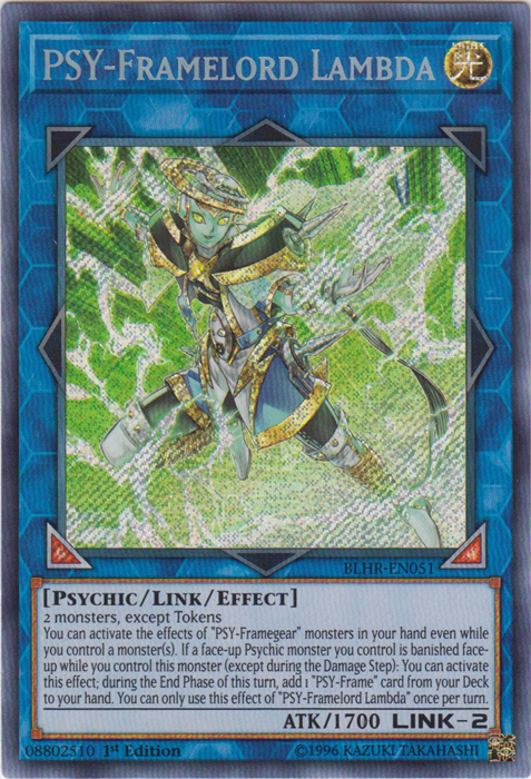 PSY-Framelord Lambda [BLHR-EN051] Secret Rare | Card Merchant Takapuna