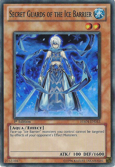 Secret Guards of the Ice Barrier [HA04-EN053] Super Rare | Card Merchant Takapuna