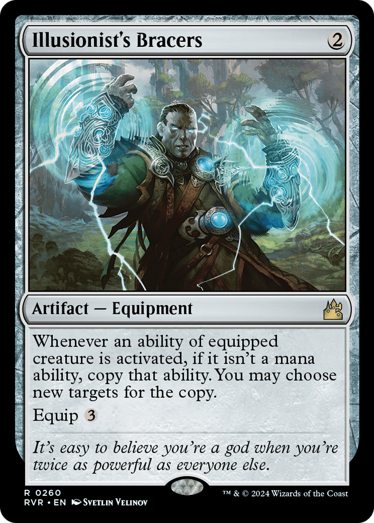 Illusionist's Bracers [Ravnica Remastered] | Card Merchant Takapuna