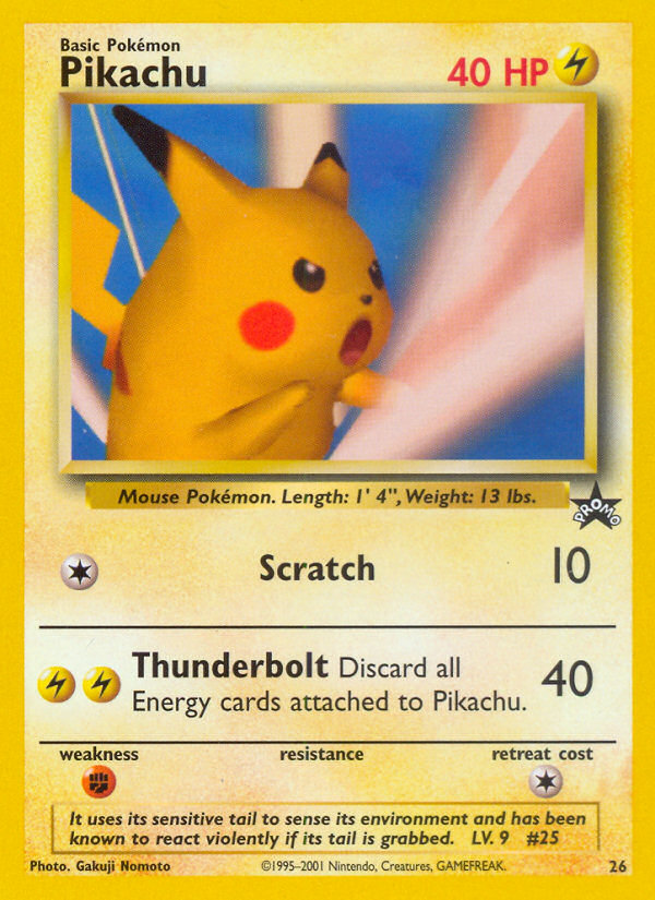 Pikachu (26) [Wizards of the Coast: Black Star Promos] | Card Merchant Takapuna