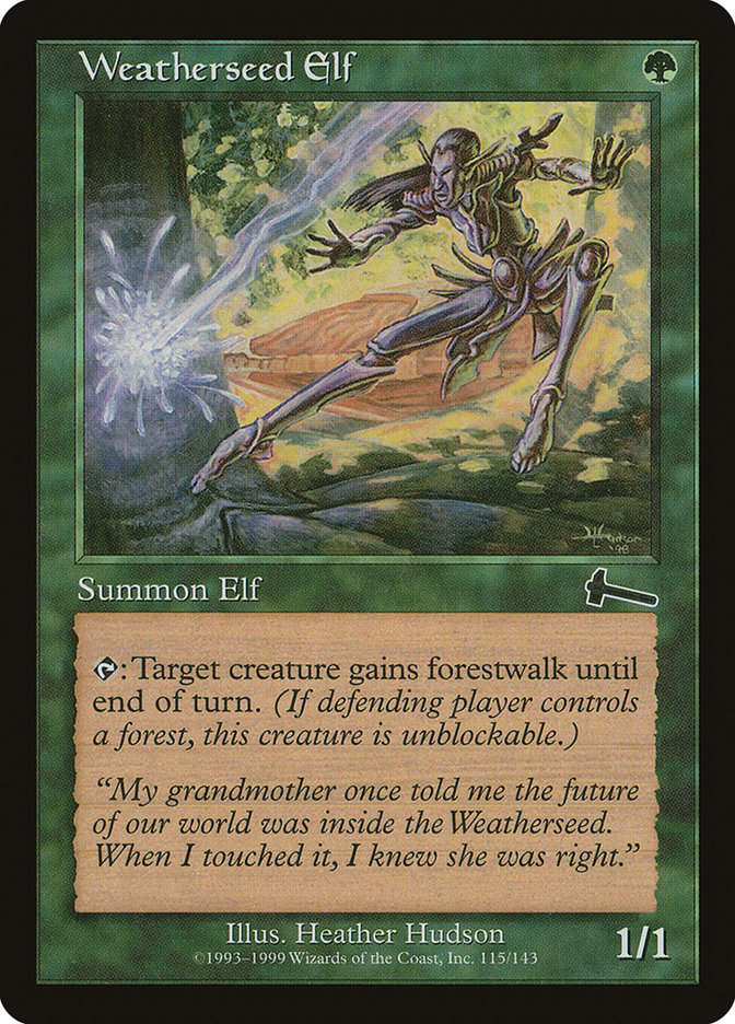 Weatherseed Elf [Urza's Legacy] | Card Merchant Takapuna