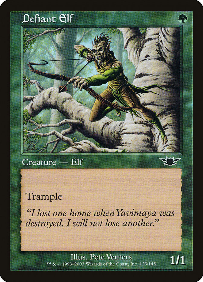 Defiant Elf [Legions] | Card Merchant Takapuna