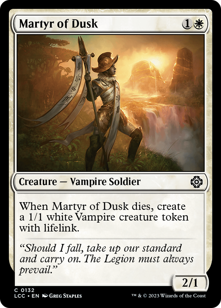 Martyr of Dusk [The Lost Caverns of Ixalan Commander] | Card Merchant Takapuna