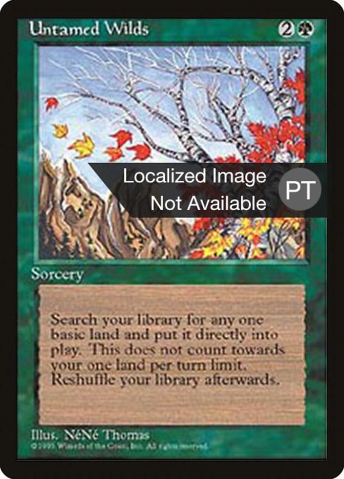 Untamed Wilds [Fourth Edition (Foreign Black Border)] | Card Merchant Takapuna