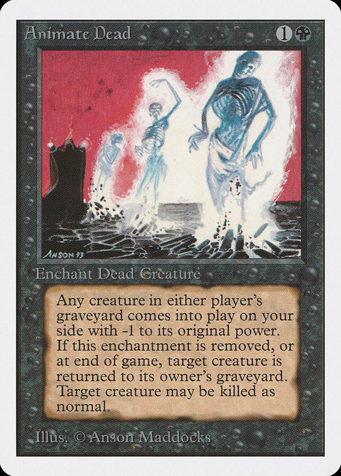 Animate Dead [Unlimited Edition] | Card Merchant Takapuna