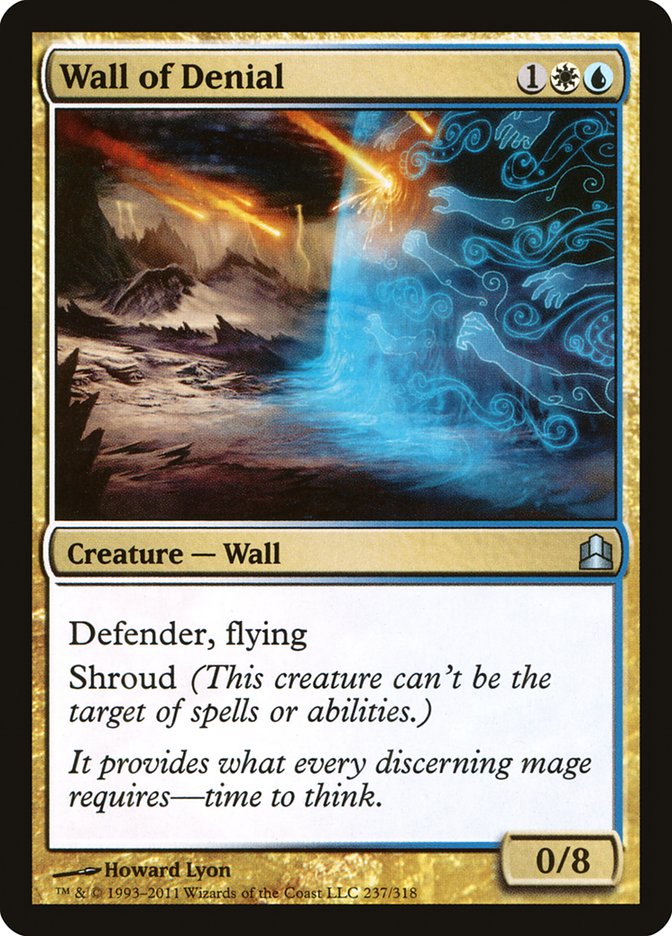 Wall of Denial [Commander 2011] | Card Merchant Takapuna