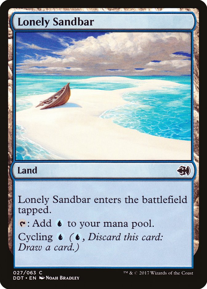 Lonely Sandbar [Duel Decks: Merfolk vs. Goblins] | Card Merchant Takapuna