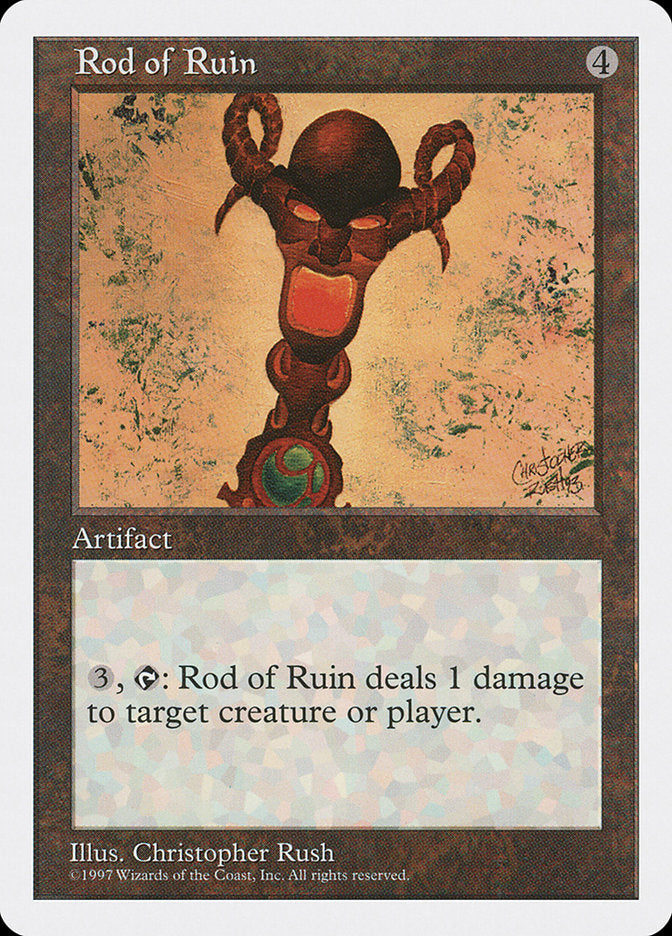 Rod of Ruin [Fifth Edition] | Card Merchant Takapuna