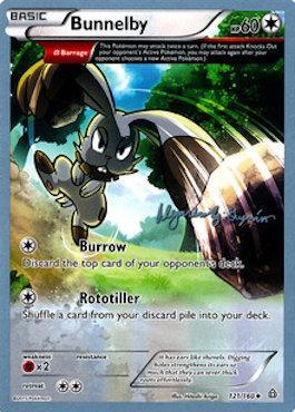 Bunnelby (121/160) (Primal Groudon - Alejandro Ng-Guzman) [World Championships 2015] | Card Merchant Takapuna