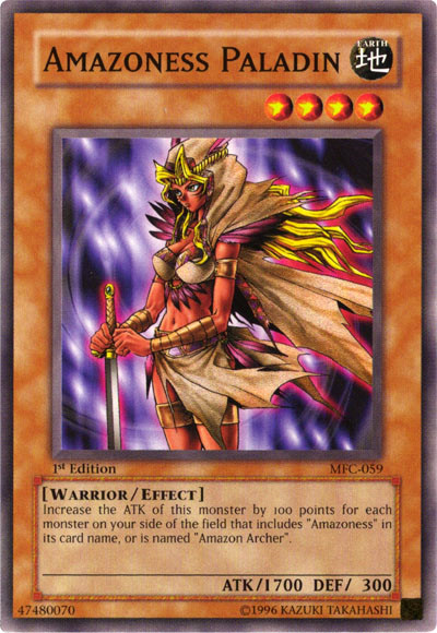 Amazoness Paladin [MFC-059] Common | Card Merchant Takapuna