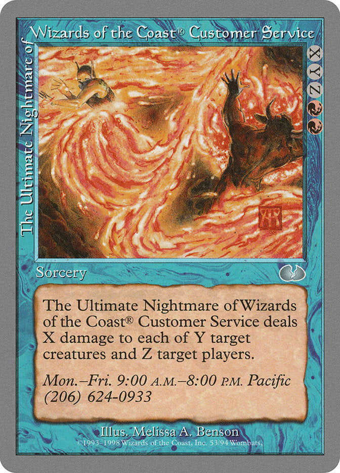 The Ultimate Nightmare of Wizards of the Coast® Customer Service [Unglued] | Card Merchant Takapuna