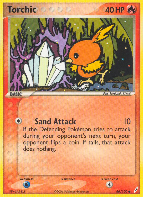 Torchic (66/100) [EX: Crystal Guardians] | Card Merchant Takapuna