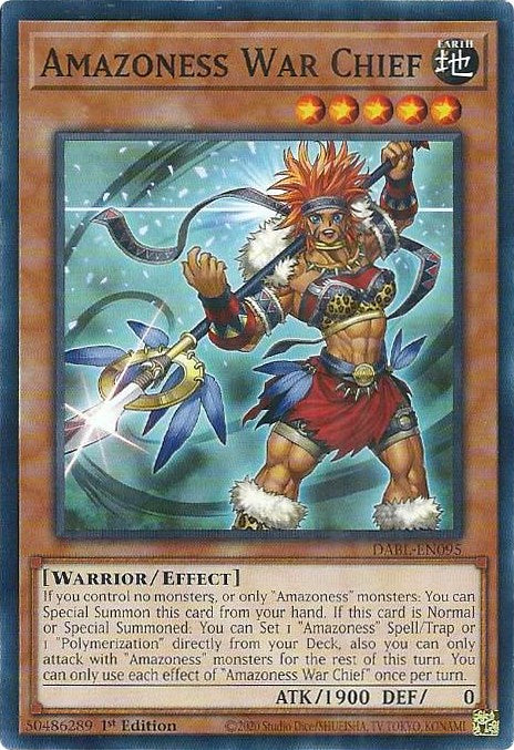 Amazoness War Chief [DABL-EN095] Common | Card Merchant Takapuna