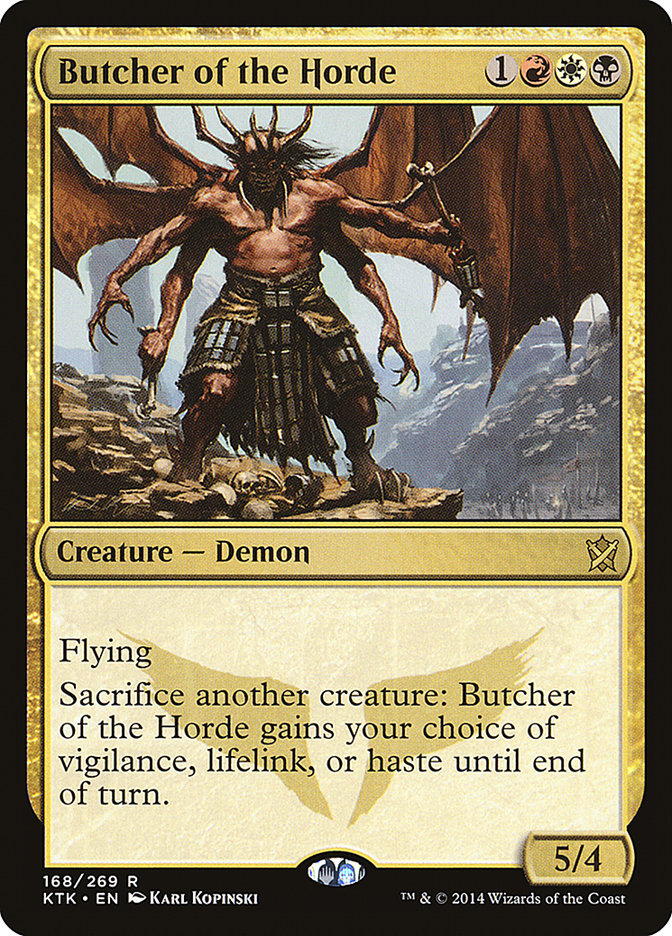 Butcher of the Horde [Khans of Tarkir] | Card Merchant Takapuna