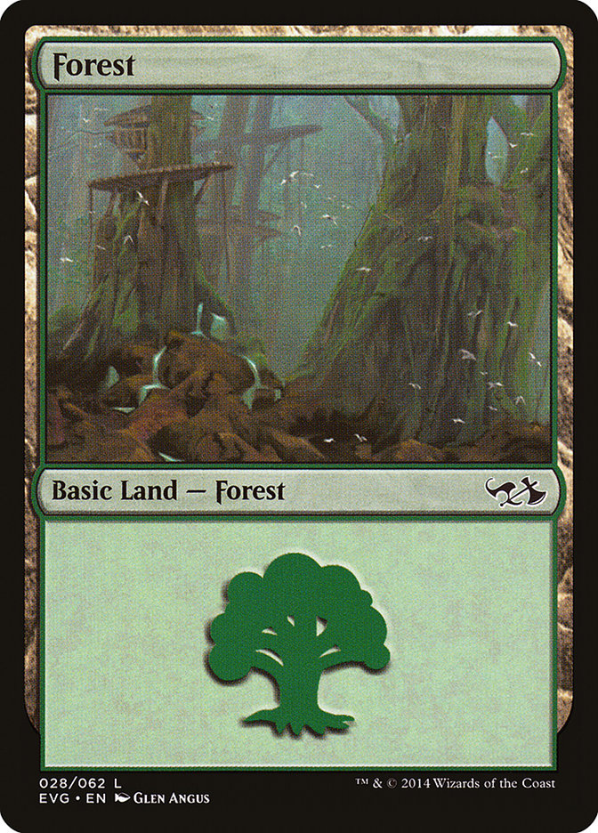 Forest (28) (Elves vs. Goblins) [Duel Decks Anthology] | Card Merchant Takapuna