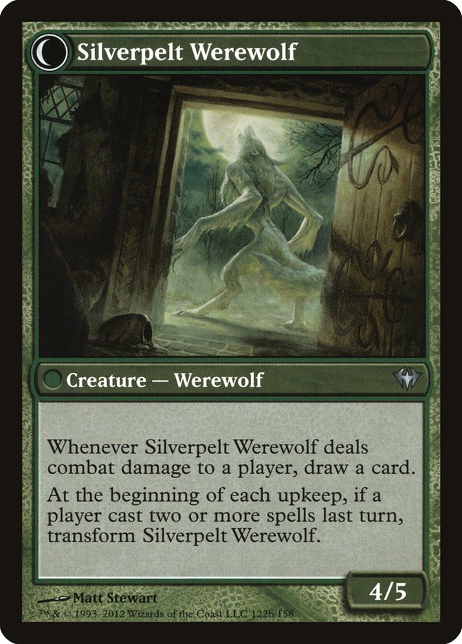 Lambholt Elder // Silverpelt Werewolf [Dark Ascension] | Card Merchant Takapuna