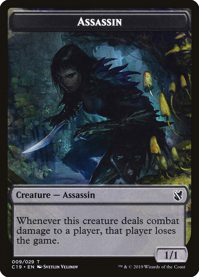 Assassin Token [Commander 2019 Tokens] | Card Merchant Takapuna