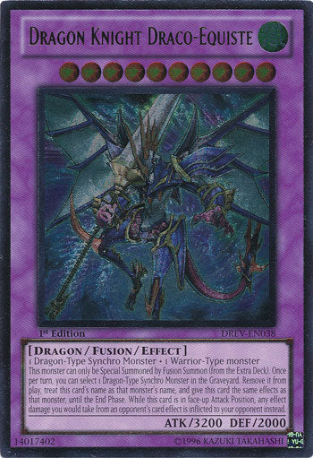 Dragon Knight Draco-Equiste [DREV-EN038] Ultimate Rare | Card Merchant Takapuna