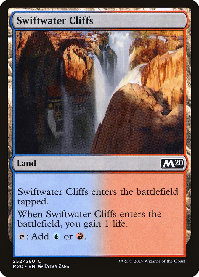 Swiftwater Cliffs [Core Set 2020] | Card Merchant Takapuna