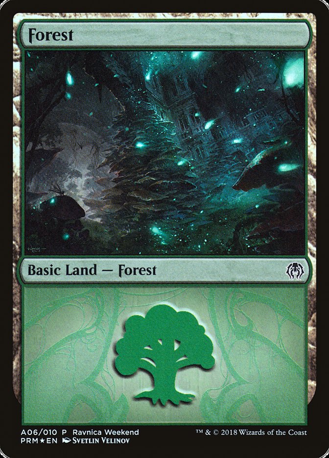 Forest (A06) [Ravnica Allegiance Ravnica Weekend] | Card Merchant Takapuna