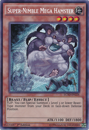 Super-Nimble Mega Hamster [LC5D-EN226] Secret Rare | Card Merchant Takapuna