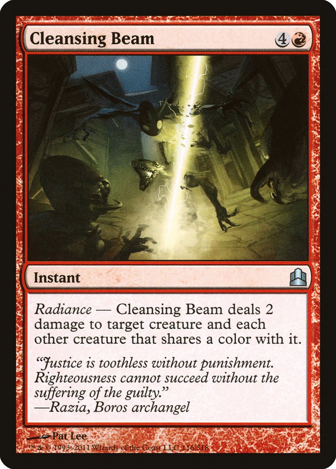 Cleansing Beam [Commander 2011] | Card Merchant Takapuna