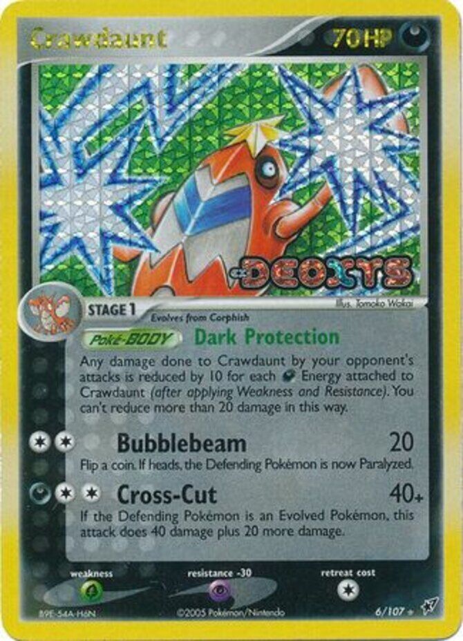 Crawdaunt (6/107) (Stamped) [EX: Deoxys] | Card Merchant Takapuna