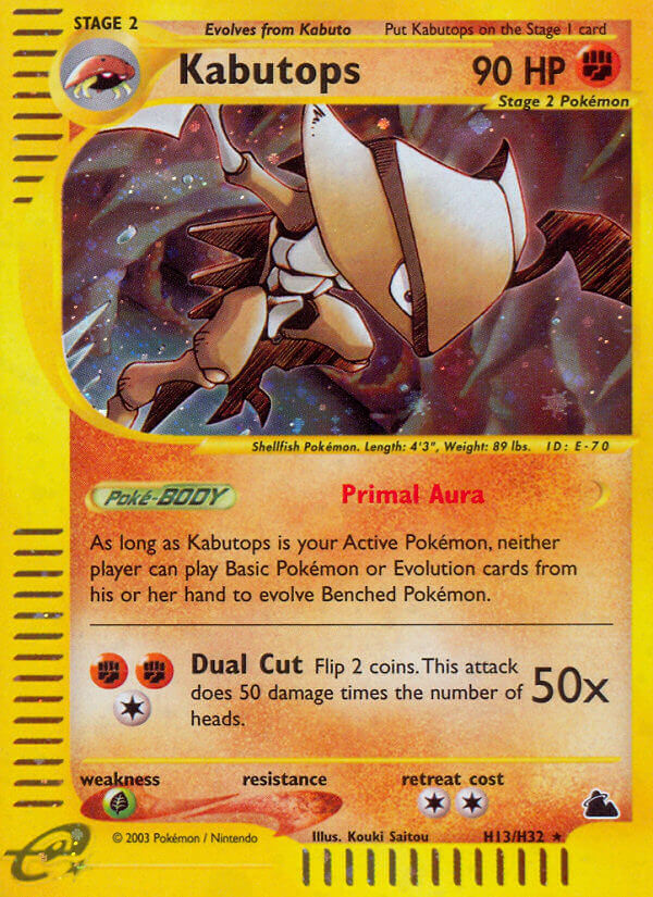 Kabutops (H13/H32) [Skyridge] | Card Merchant Takapuna