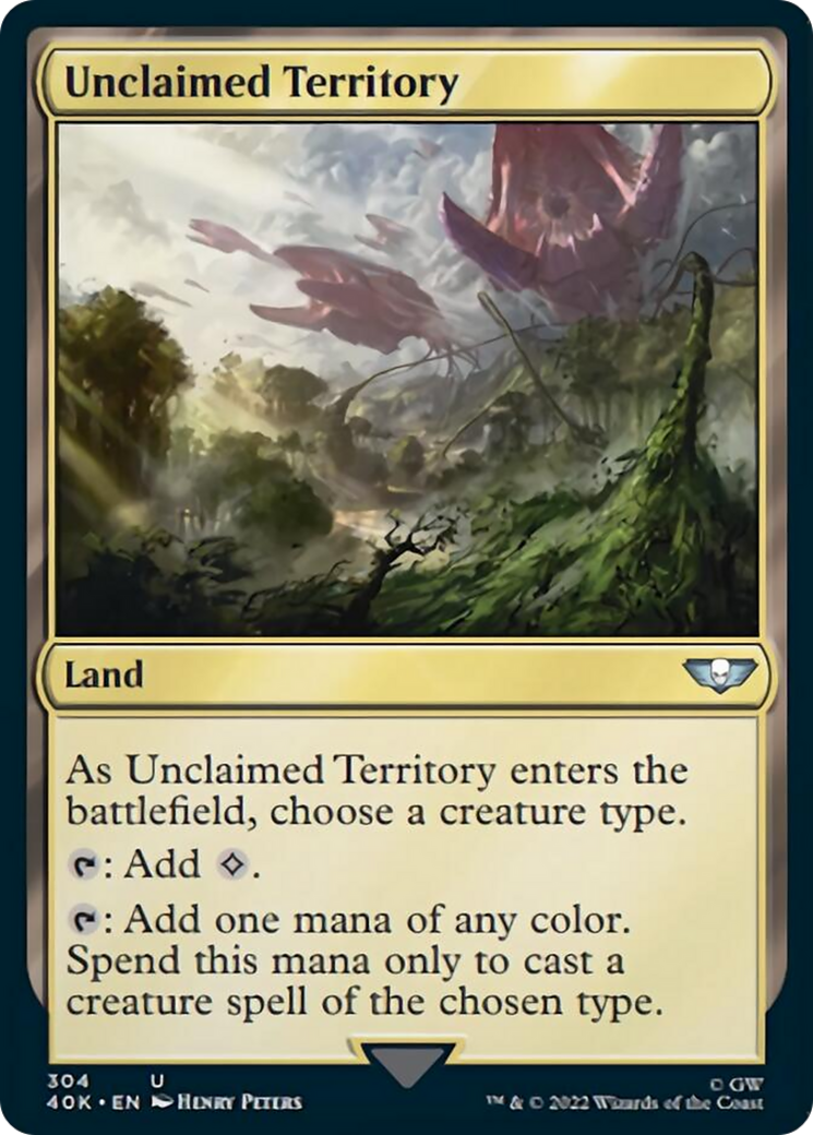 Unclaimed Territory [Warhammer 40,000] | Card Merchant Takapuna