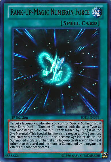 Rank-Up-Magic Numeron Force [JOTL-EN059] Ultra Rare | Card Merchant Takapuna