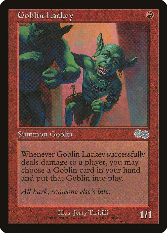 Goblin Lackey [Urza's Saga] | Card Merchant Takapuna