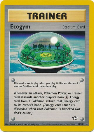 Ecogym (84/111) [Neo Genesis Unlimited] | Card Merchant Takapuna