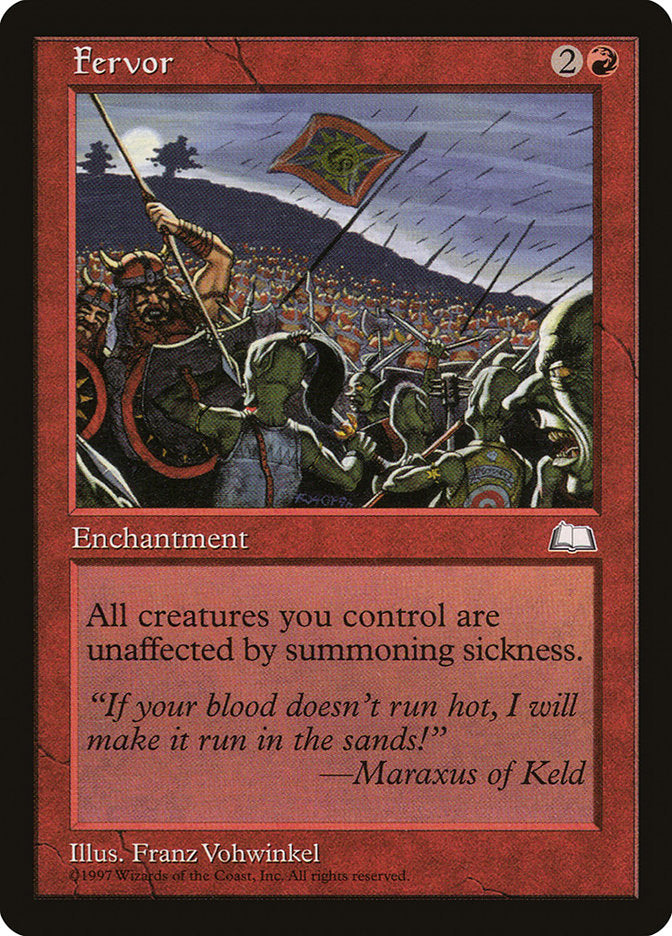 Fervor [Weatherlight] | Card Merchant Takapuna