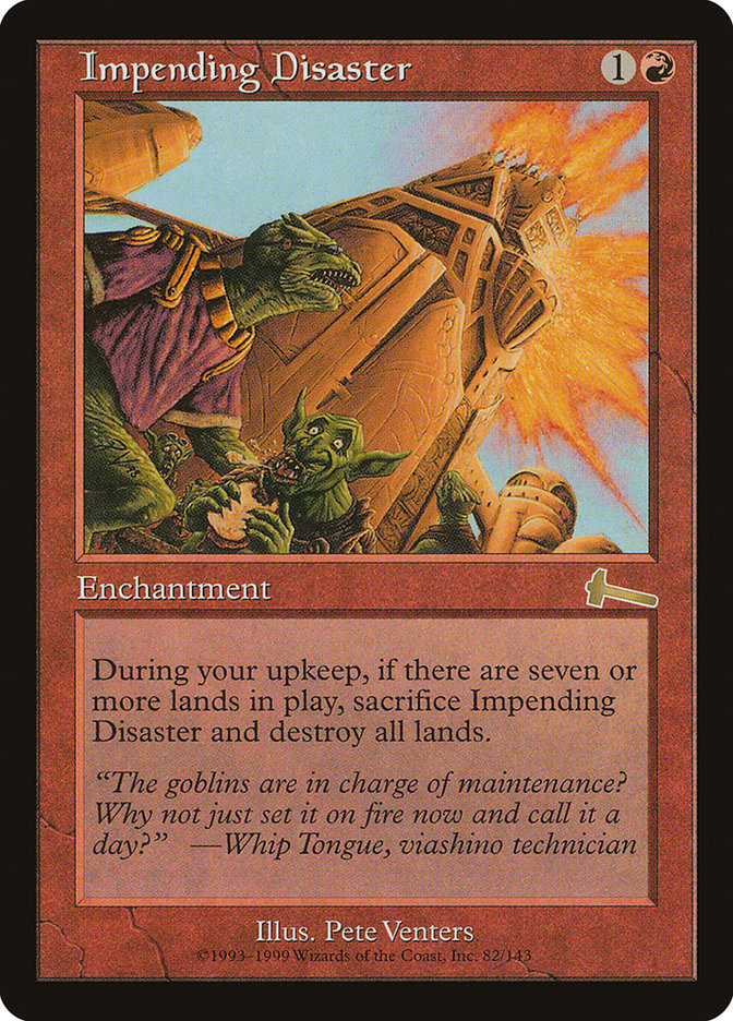 Impending Disaster [Urza's Legacy] | Card Merchant Takapuna