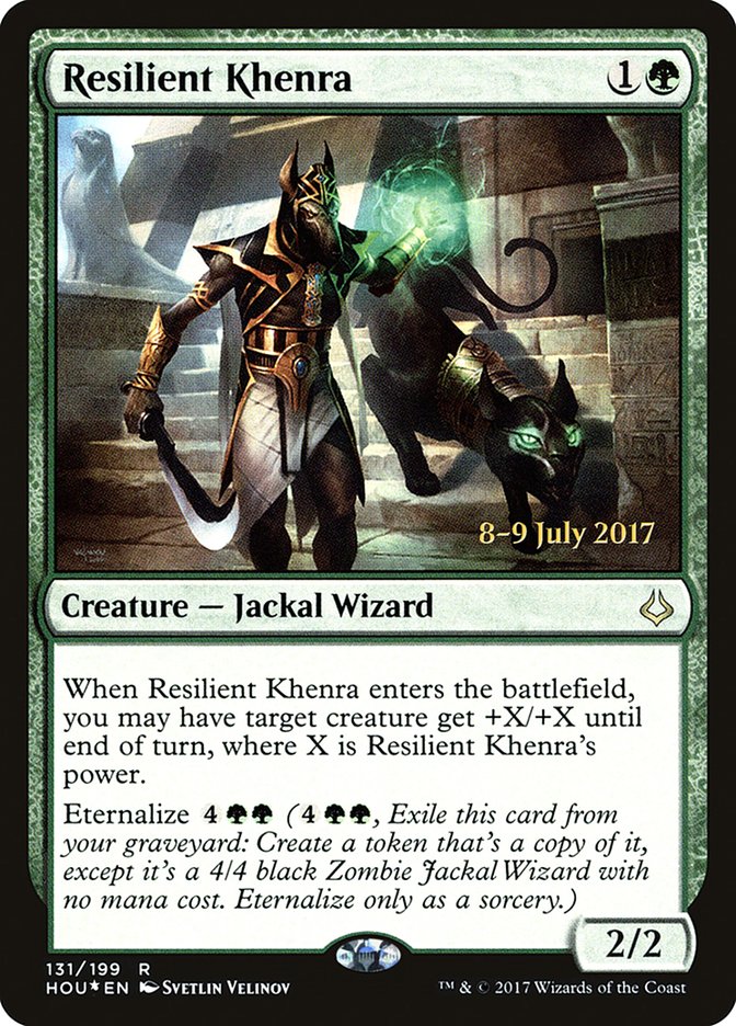 Resilient Khenra [Hour of Devastation Prerelease Promos] | Card Merchant Takapuna