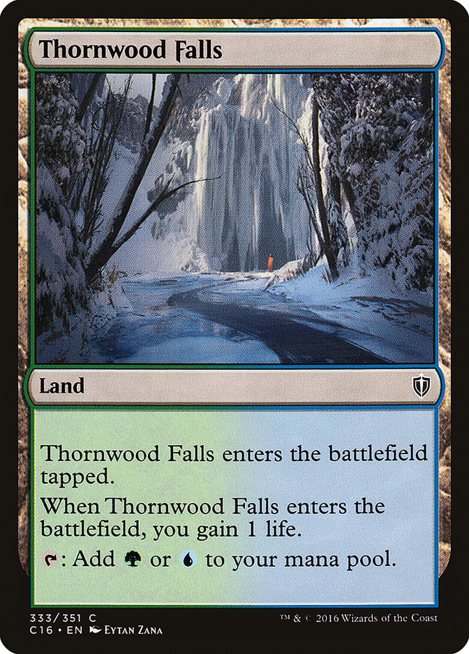 Thornwood Falls [Commander 2016] | Card Merchant Takapuna