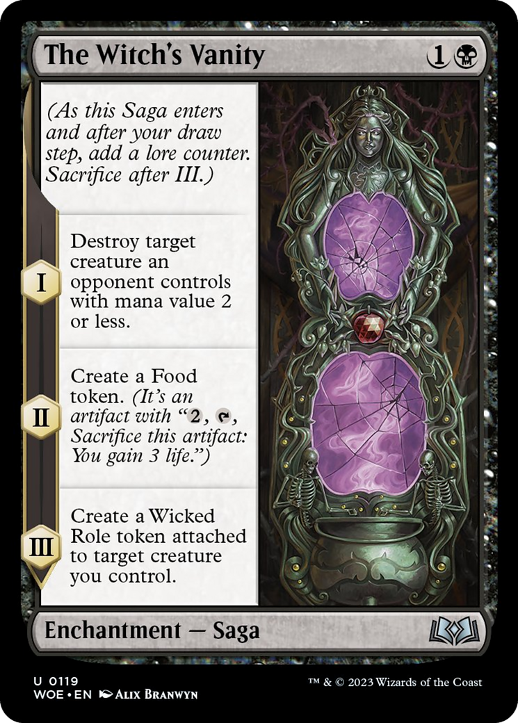 The Witch's Vanity [Wilds of Eldraine] | Card Merchant Takapuna