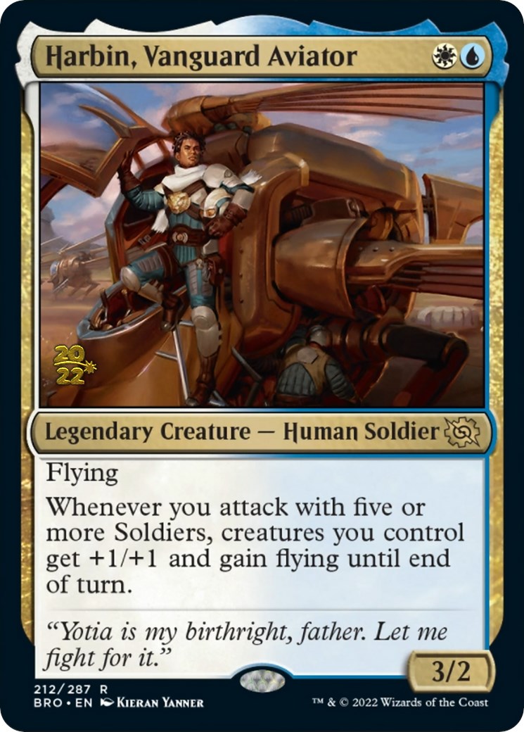 Harbin, Vanguard Aviator [The Brothers' War Prerelease Promos] | Card Merchant Takapuna