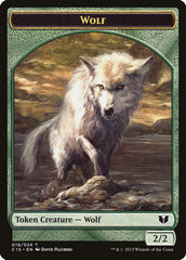 Wolf // Zombie Double-Sided Token [Commander 2015 Tokens] | Card Merchant Takapuna