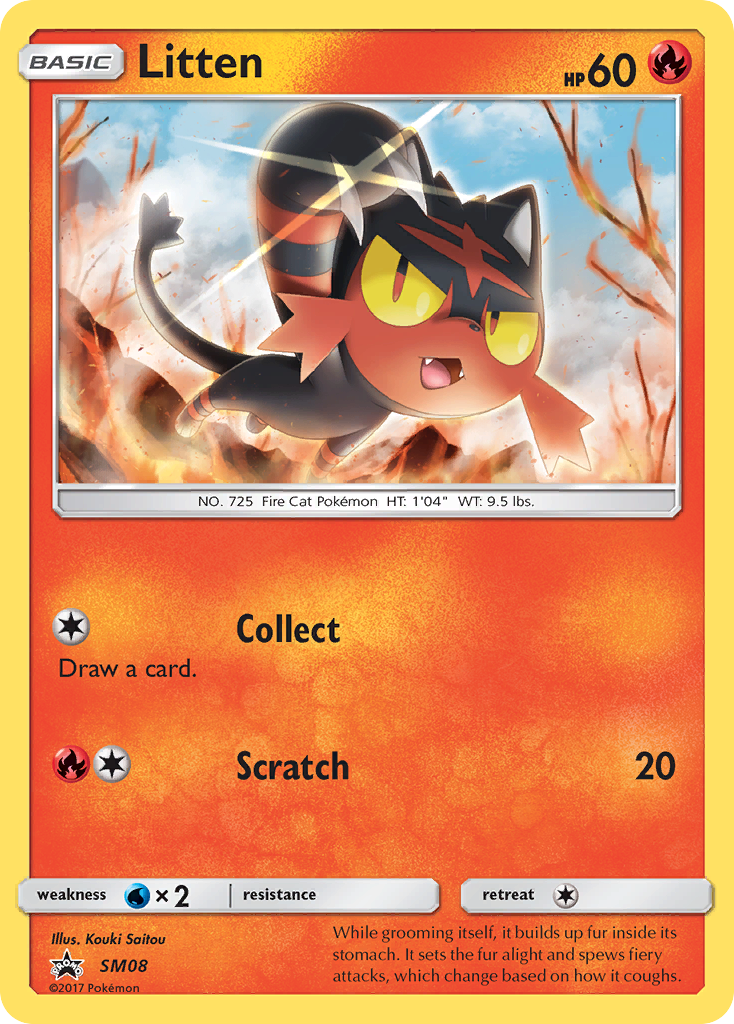 Litten (SM08) [Sun & Moon: Black Star Promos] | Card Merchant Takapuna