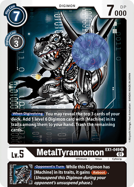 MetalTyrannomon [EX1-049] [Classic Collection] | Card Merchant Takapuna