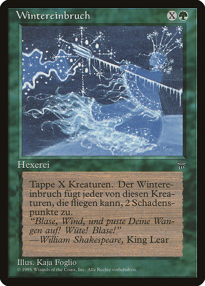 Winter Blast (German) - "Wintereinbruch" [Renaissance] | Card Merchant Takapuna