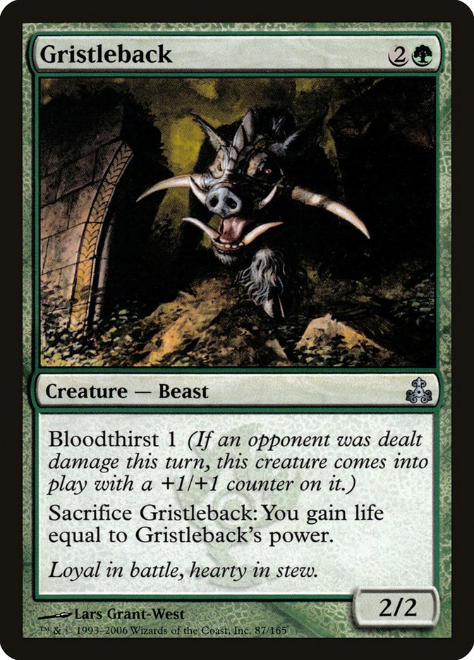 Gristleback [Guildpact] | Card Merchant Takapuna