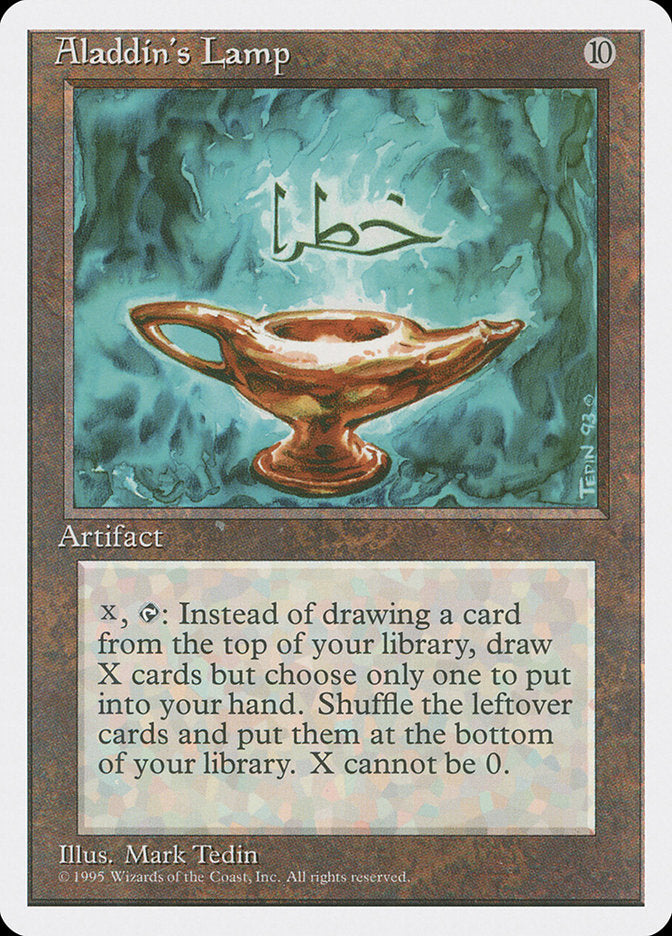 Aladdin's Lamp [Fourth Edition] | Card Merchant Takapuna