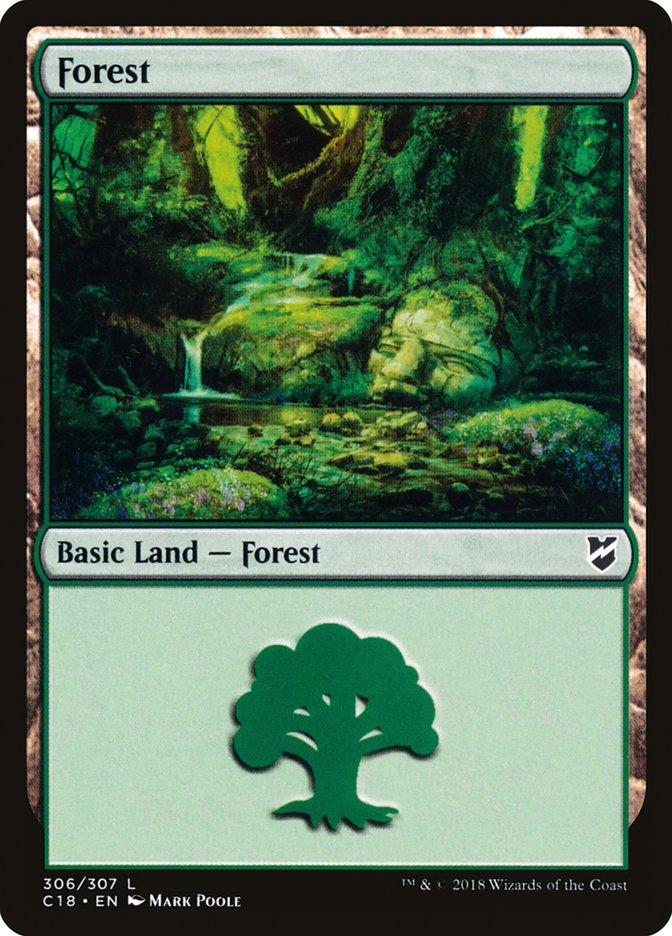 Forest (306) [Commander 2018] | Card Merchant Takapuna