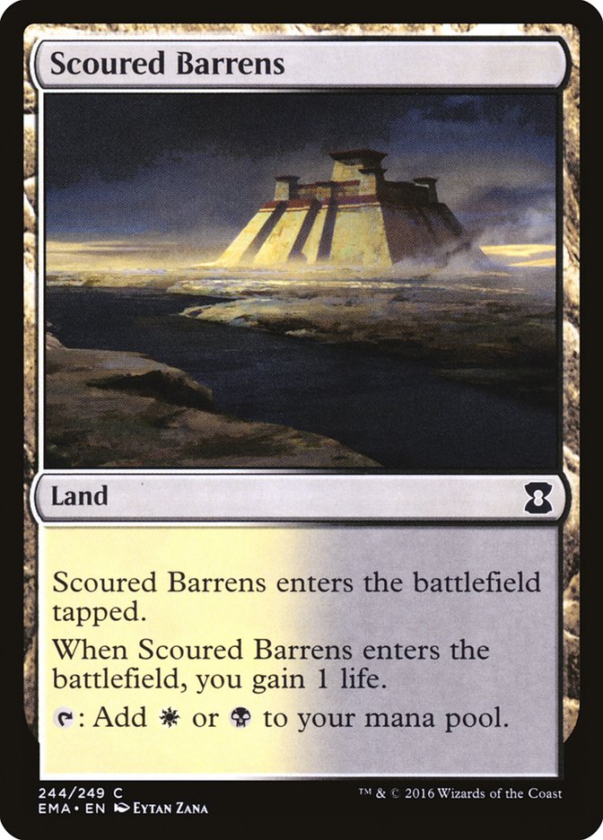 Scoured Barrens [Eternal Masters] | Card Merchant Takapuna